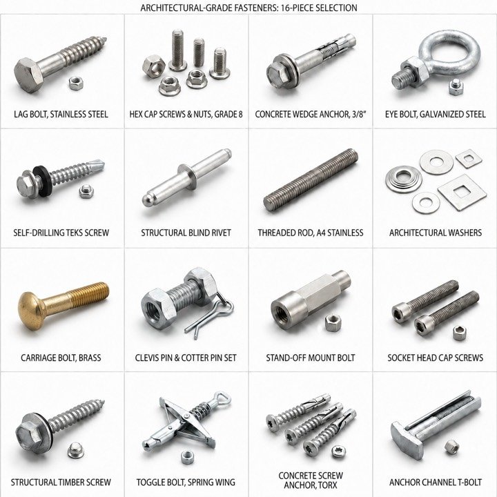 Architectural-Grade Fasteners