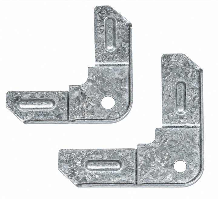 GI Duct Corner — 35 mm