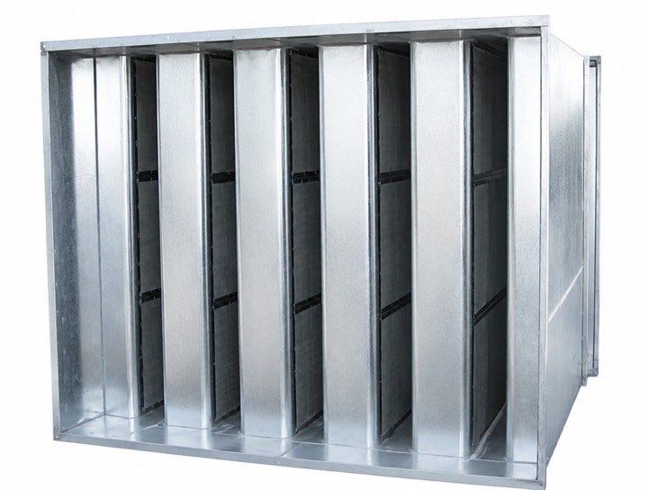 Rectangular Sound Attenuator — Large Size